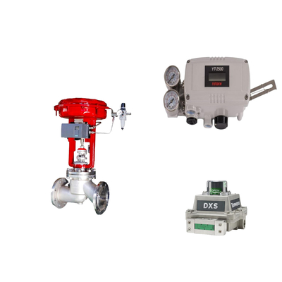 Pneumatic Control Valve Với Rotork YT-2500 Định vị van thông minh gốc Và EMERSON giới hạn chuyển đổi