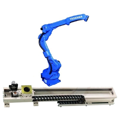 6 trục Robotic Arm Yaskawa GP25-12 Với CNGBS Robot Guide Rail Để xử lý robot tự động hóa