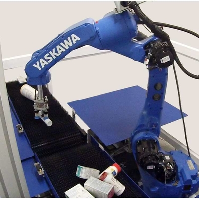 6 trục Robotic Arm Yaskawa GP25-12 Với CNGBS Robot Guide Rail Để xử lý robot tự động hóa