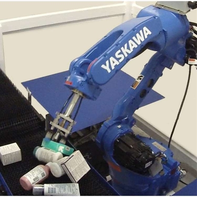 6 trục Robotic Arm Yaskawa GP25-12 Với CNGBS Robot Guide Rail Để xử lý robot tự động hóa