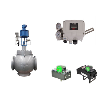 Pneumatic Control Valve Với Rotork YT-2500 Định vị van thông minh gốc Và Rotork Limit Switch