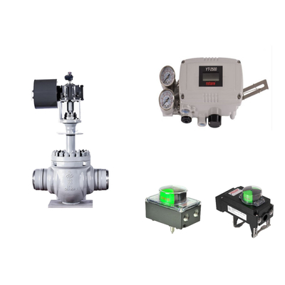 Pneumatic Control Valve Với Rotork YT-2500 Định vị van thông minh gốc Và Rotork Limit Switch