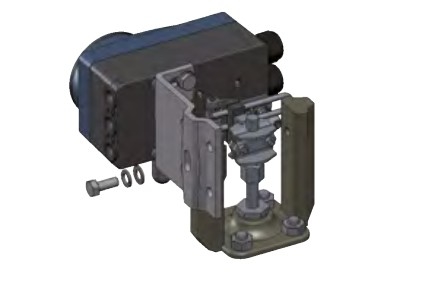 Burkert Định vị điện khí điện kỹ thuật số loại 8792 thiết bị định vị van với van điều khiển thương hiệu Trung Quốc và thiết bị điều khiển