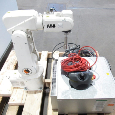 ABB 6 axis Robot Arm IRB 120 với CNGBS Gripper như máy lắp ráp cho xử lý OEM