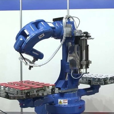 Sơn xe tay robot 6 trục Yaskawa MPX1150 Với CNGBS Robot Gripper Để sơn tường robot