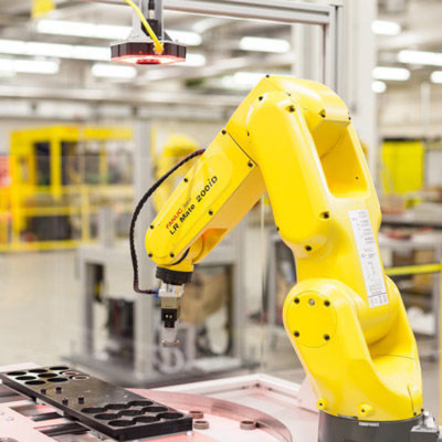 FANUC LR Mate 200iD 6 trục cánh tay robot công nghiệp với tay cầm CNGBS cho lắp ráp động cơ