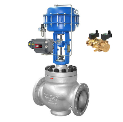 Thẳng và bền Fish-Er Valve DVC6200 Positioner với ASCO Solenoid Valve cho Pneumatic Control Valve Trong kho