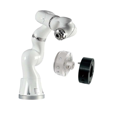 Cánh tay robot cộng tác Kuka LBR Iiwa 7 R800 CR với bộ thay đổi nhanh robot CNGBS để chọn robot