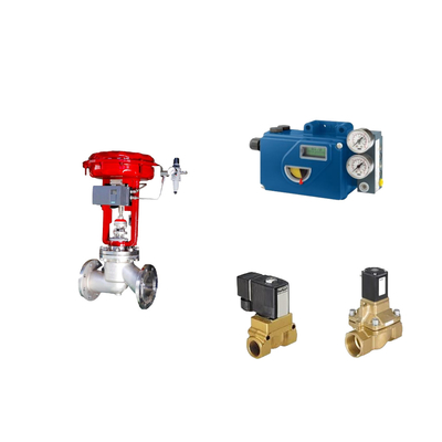 Van điều khiển khí nén của Trung Quốc với đầu tiên Foxboro SRD991 Valve Positioner thông minh và van điện tử Burkert