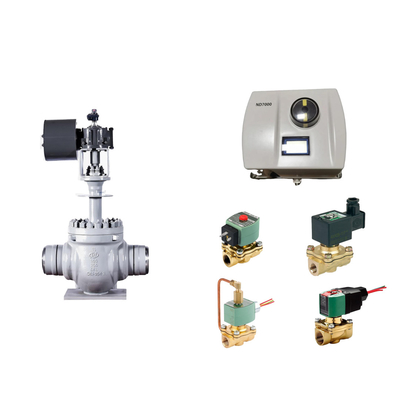 Pneumatic Control Valve với Neles ND7000 Intelligent Valve Positioner With Asco Solenoid Valve As Valve Supplier Sto