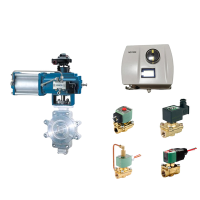 Pneumatic Control Valve với Neles ND7000 Intelligent Valve Positioner With Asco Solenoid Valve As Valve Supplier Sto