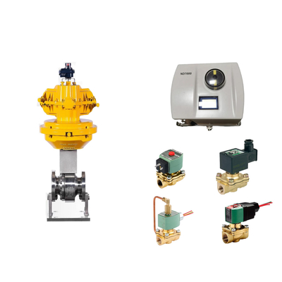 Pneumatic Control Valve với Neles ND7000 Intelligent Valve Positioner With Asco Solenoid Valve As Valve Supplier Sto