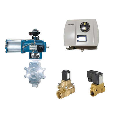 Van điều khiển khí nén Trung Quốc với đầu tiên thông minh Neles ND7000Valve Positioner và van điện tử Burkert