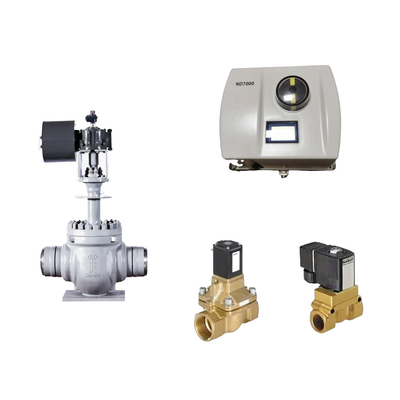 Van điều khiển khí nén Trung Quốc với đầu tiên thông minh Neles ND7000Valve Positioner và van điện tử Burkert