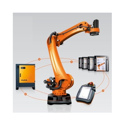 KUKA KR 180 R3200 PA 5 axis Robot Arm với tải trọng 180KG cho máy đóng gói như robot palletizing