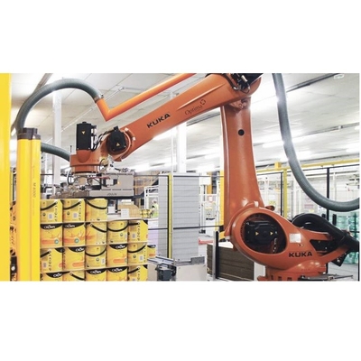 KUKA KR 180 R3200 PA 5 axis Robot Arm với tải trọng 180KG cho máy đóng gói như robot palletizing