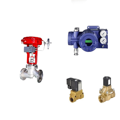 Van điều khiển khí nén của Trung Quốc với bộ định vị van Foxboro SRD960 và van điện tử Burkert