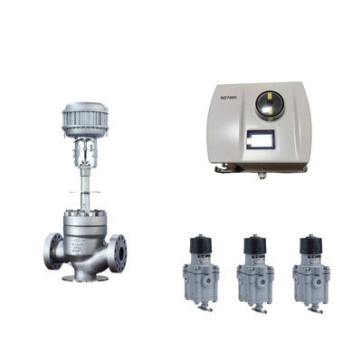 Pneumatic Trung Quốc kiểm soát van với thông minh Neles ND7000 đầu tiên Valve Positioner Và EMERSON giới hạn công tắc