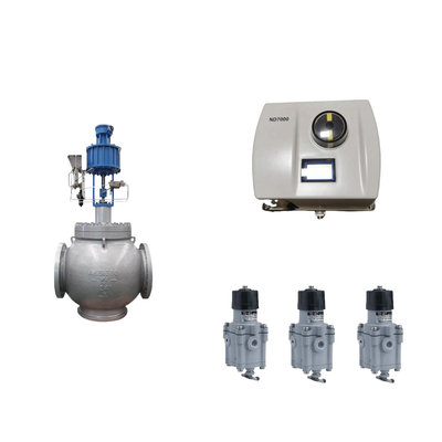 Pneumatic Trung Quốc kiểm soát van với thông minh Neles ND7000 đầu tiên Valve Positioner Và EMERSON giới hạn công tắc