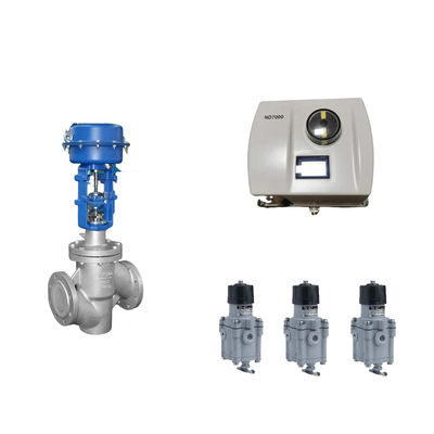 Pneumatic Trung Quốc kiểm soát van với thông minh Neles ND7000 đầu tiên Valve Positioner Và EMERSON giới hạn công tắc
