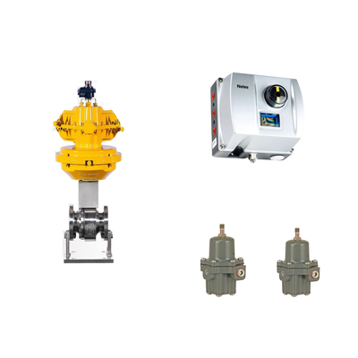 Van điều khiển khí nén của Trung Quốc với Neles ND9000 Định vị van thông minh với bộ điều chỉnh bộ lọc Fisher 67CFR
