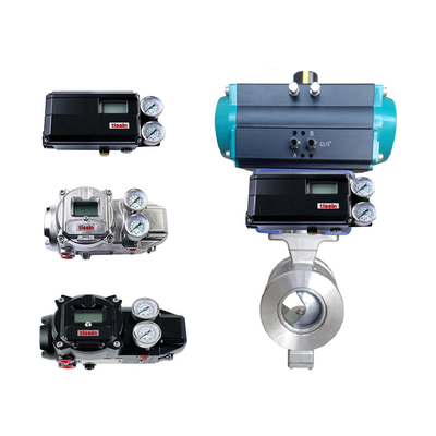 Van điều khiển điện với Tissin Smart Valve Positioner TS700 Series Pneumatic Positioners And Asco Solenoid Valve