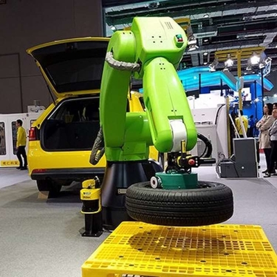 Fanuc Cobot Robotic Arm 6 Axis CR-14iA/L Với CNGBS RGV Robot Cho Cnc Pallet Handling Robot