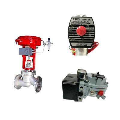 Van điều khiển khí nén Trung Quốc với Masoneilan SVI2-21123121 Valve Positioner Và ASCO Solenoid Valve