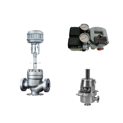 Van điều khiển khí nén Trung Quốc với Masoneilan SVI2-21113111 Valve Positioner Và Fisher SR5 áp suất điều chỉnh van