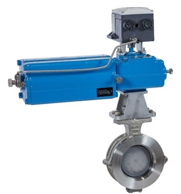 Ventil điều khiển Trung Quốc với Neles Valve Positioner NDX Mesto và động cơ bốc hơi