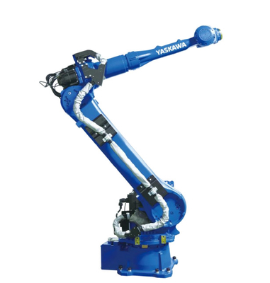 Robot công nghiệp GP35L của YASKAWA với tải trọng 35kg như cánh tay robot để xử lý vật liệu