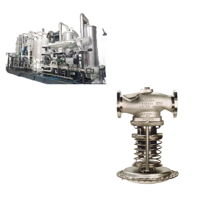 Natural Gas Skid With Samson 41-23 Stainless Steel Tự động làm việc áp suất giảm van