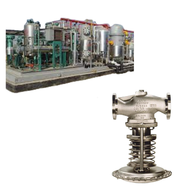 Natural Gas Skid With Samson 41-23 Stainless Steel Tự động làm việc áp suất giảm van