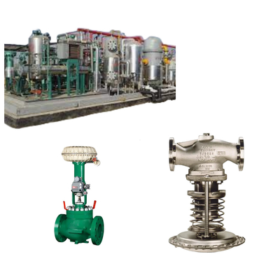 Natural Gas Skid With Samson 41-23 Stainless Steel Tự động làm việc áp suất giảm van