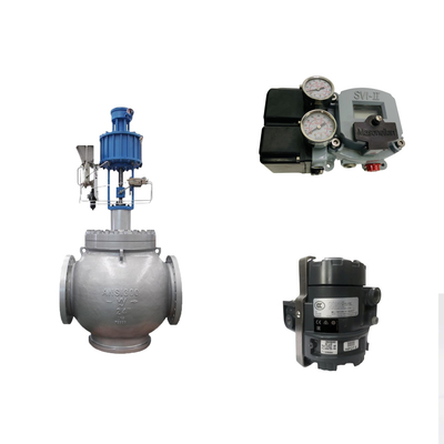 van Globe với Masoneilan SVI2-AP Series Valve Positioner và Fisher 846 điện khí biến áp