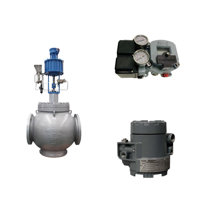 van Globe với Masoneilan SVI2-AP Series Valve Positioner và Fisher 846 điện khí biến áp