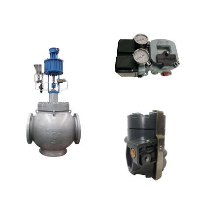 van Globe với Masoneilan SVI2-AP Series Valve Positioner và Fisher 846 điện khí biến áp