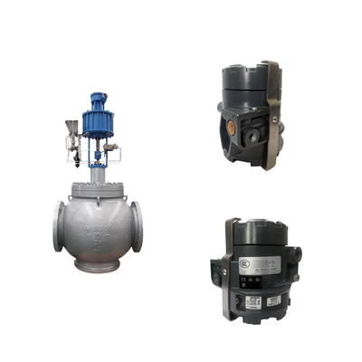 Van Globe với Samson 3725 Electropneumatic Positioner và Fisher 846 Electro Pneumatic Transducer