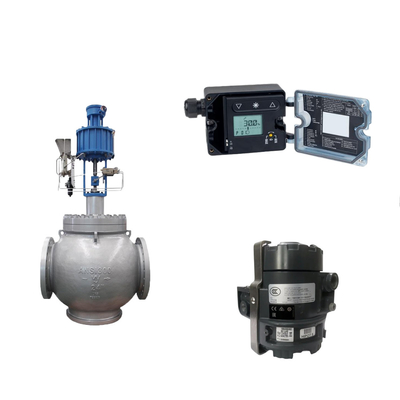 Van Globe với Samson 3725 Electropneumatic Positioner và Fisher 846 Electro Pneumatic Transducer