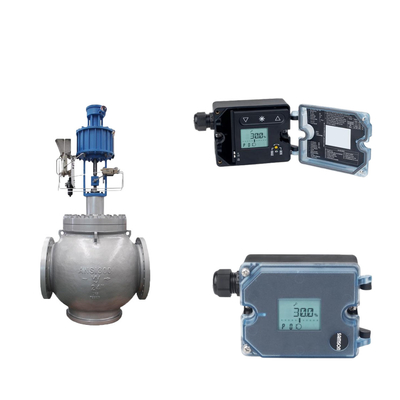 Van Globe với Samson 3725 Electropneumatic Positioner và Fisher 846 Electro Pneumatic Transducer