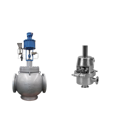 van Globe với Samson 3725 Electropneumatic Positioner và Fisher SR5 áp suất điều chỉnh van