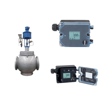 van Globe với Samson 3725 Electropneumatic Positioner và Fisher SR5 áp suất điều chỉnh van