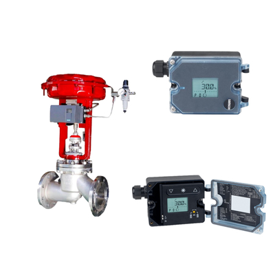 van Globe với Samson 3725 Electropneumatic Positioner và Fisher SR5 áp suất điều chỉnh van