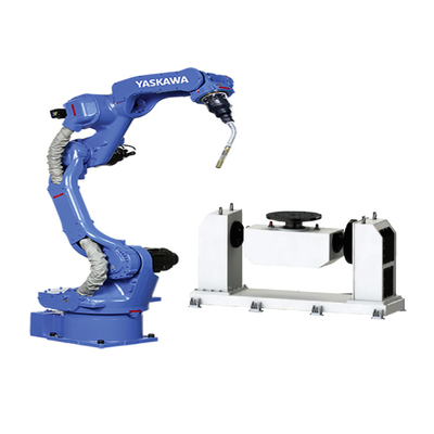 Robot cánh tay 6 trục Yaskawa AR1440 với máy định vị hàn CNGBS cho robot hàn Mig Automation