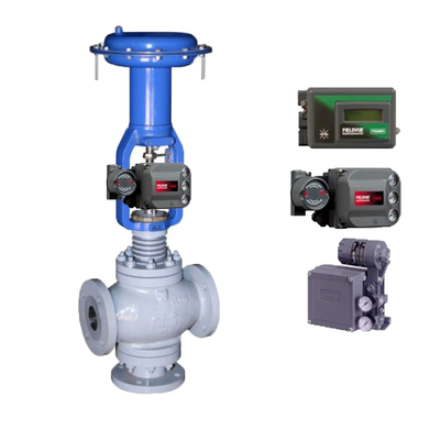 Valve điều khiển khí nén Trung Quốc với Fish-er DVC6200 cho môi trường nhiệt độ cao