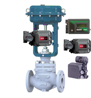 Động cơ điều chỉnh FI-SHER màu đen gốc DVC6200 và 3582I Valve Positioner với Hart Communication cho Pneumatic Control Valve