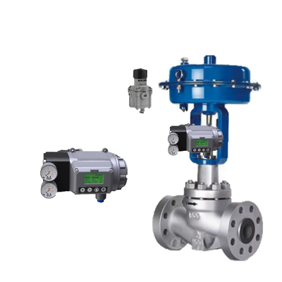 Grey Masoneilan SVI3 AP Smart Valve Positioner với Hart Communication và Regulator 78-40 cho Control Valve