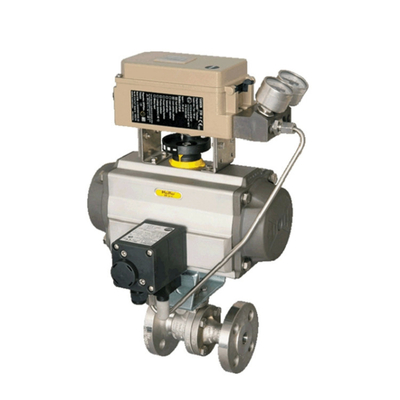 Van điều khiển dòng chảy Trung Quốc với máy định vị điện khí 3730-3 W / HART Truyền thông cho bộ điều khiển van