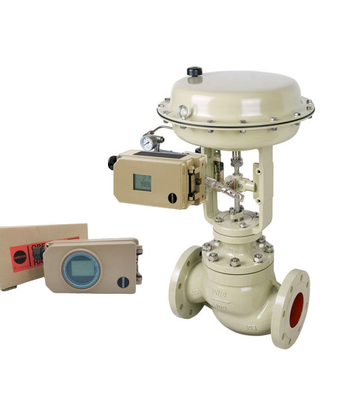 Samson 3277 Pneumatic Diaphragm Actuators với van cầu Trung Quốc và Samson 3730-3 Digital Valve Positioner