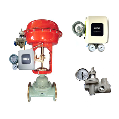 van giảm áp KOSO PRF300 PRF400 và EPA 801 thiết bị định vị van với van điều khiển thương hiệu Trung Quốc